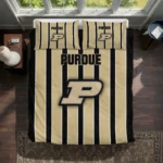 Purdue Boilermakers Stripe Style Bedding Set Best Selling