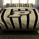 Purdue Boilermakers Stripe Style Bedding Set Best Selling