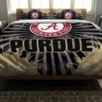 Purdue Boilermakers Sunburst Splatter Bedding Set Best Selling