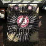 Purdue Boilermakers Sunburst Splatter Bedding Set Best Selling