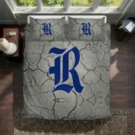 Rice Owls Cracked Texture Bedding Set Best Selling