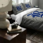 Rice Owls Cracked Texture Bedding Set Best Selling