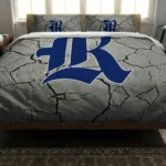 Rice Owls Cracked Texture Bedding Set Best Selling