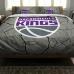 Sacramento Kings Cracked Texture Bedding Set Best Selling