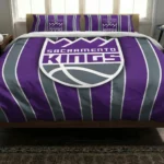 Sacramento Kings Stripe Style Bedding Set Best Selling