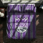 Sacramento Kings Stripe Style Bedding Set Best Selling