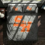 Sam Houston Bearkats Cracked Texture Bedding Set Best Selling