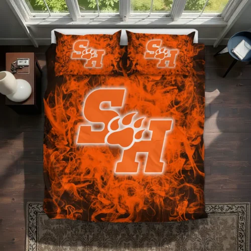Sam Houston Bearkats Red Mist Bedding Set Best Selling