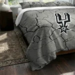 San Antonio Spurs Cracked Texture Bedding Set Best Selling