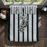 San Antonio Spurs Stripe Style Bedding Set Best Selling