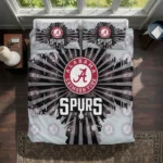 San Antonio Spurs Sunburst Splatter Bedding Set Best Selling