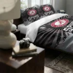San Antonio Spurs Sunburst Splatter Bedding Set Best Selling