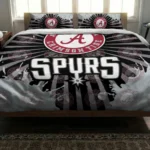 San Antonio Spurs Sunburst Splatter Bedding Set Best Selling