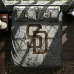 San Diego Padres Cracked Texture Bedding Set Best Selling