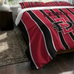 San Diego State Aztecs Stripe Style Bedding Set Best Selling
