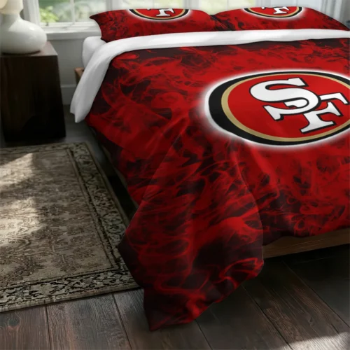 San Francisco 49ers Red Mist Bedding Set Fashion Forward
