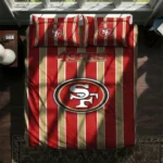 San Francisco 49ers Stripe Style Bedding Set Best Selling