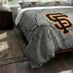 San Francisco Giants Cracked Texture Bedding Set Best Selling