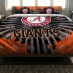 San Francisco Giants Sunburst Splatter Bedding Set Best Selling
