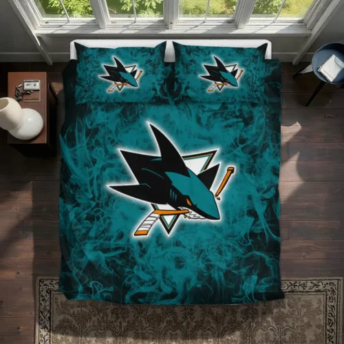 San Jose Sharks Red Mist Bedding Set Best Selling