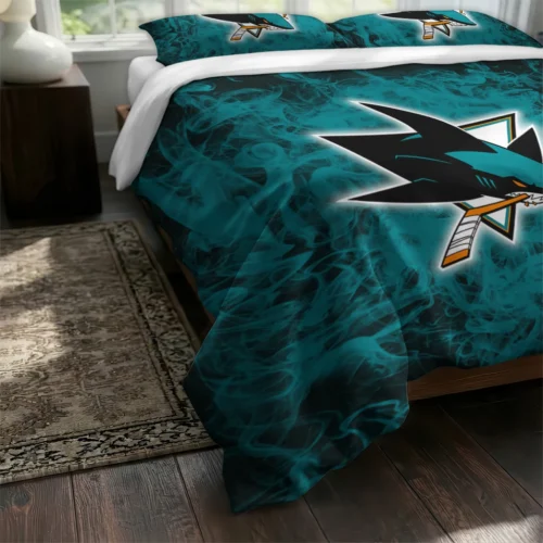 San Jose Sharks Red Mist Bedding Set Fashion Forward