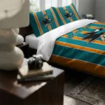 San Jose Sharks Stripe Style Bedding Set Best Selling