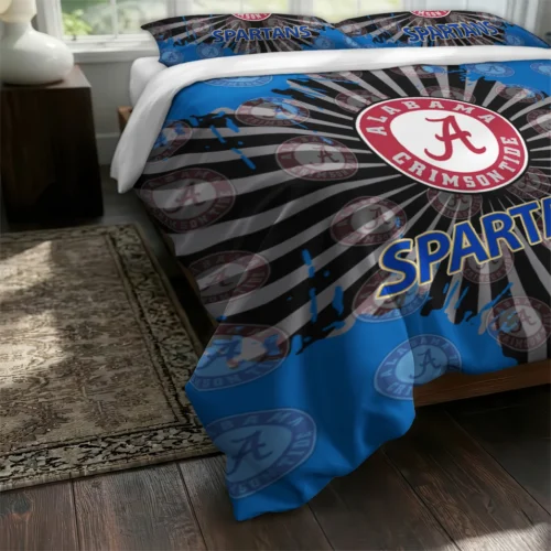San Jose State Spartans Sunburst Splatter Bedding Set Fashion Forward