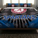 San Jose State Spartans Sunburst Splatter Bedding Set Best Selling