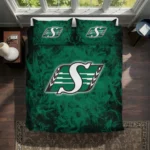 Saskatchewan Roughriders Bedding Set - Red Mist Green White 1 Saskatchewan Roughriders Red Mist Bedding Set Best Selling