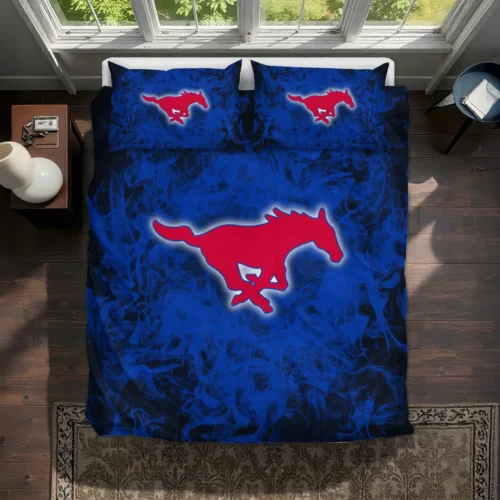 Smu Mustangs Red Mist Bedding Set Best Selling