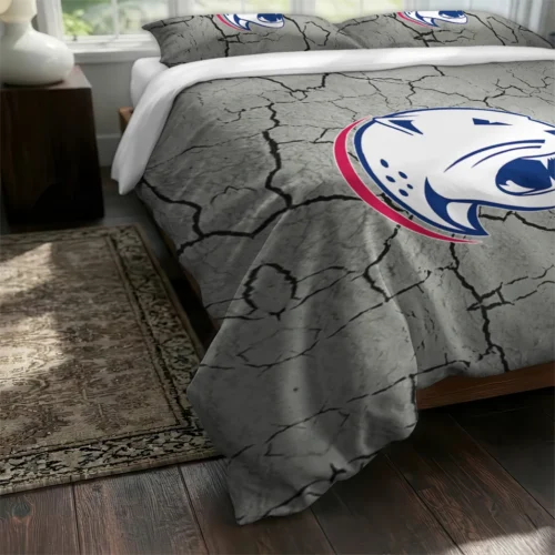 South Alabama Jaguars Cracked Texture Bedding Set Fashion Forward