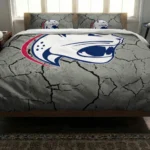 South Alabama Jaguars Cracked Texture Bedding Set Best Selling