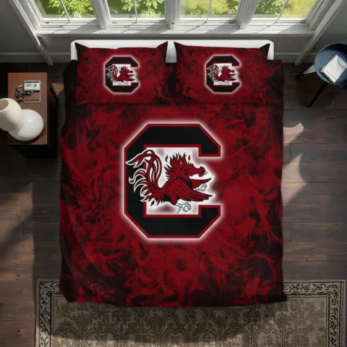 South Carolina Gamecocks Red Mist Bedding Set Best Selling