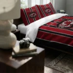 South Carolina Gamecocks Stripe Style Bedding Set Best Selling
