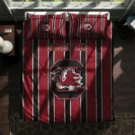 South Carolina Gamecocks Stripe Style Bedding Set Best Selling