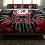South Carolina Gamecocks Sunburst Splatter Bedding Set Best Selling