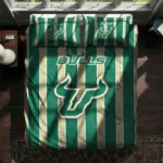 South Florida Bulls Stripe Style Bedding Set Best Selling