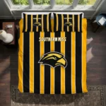 Southern Miss Golden Eagles Stripe Style Bedding Set Best Selling