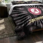 Southern Miss Golden Eagles Sunburst Splatter Bedding Set Best Selling
