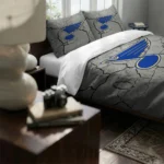 St Louis Blues Cracked Texture Bedding Set Best Selling