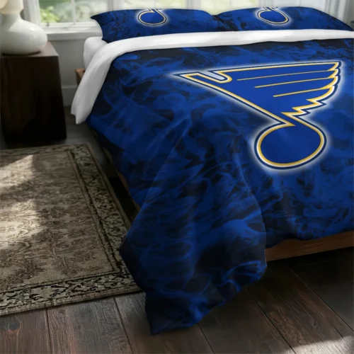 St Louis Blues Red Mist Bedding Set Fashion Forward