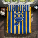 St Louis Blues Stripe Style Bedding Set Best Selling