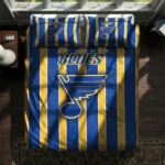 St Louis Blues Stripe Style Bedding Set Best Selling
