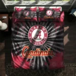 St Louis Cardinals Sunburst Splatter Bedding Set Best Selling