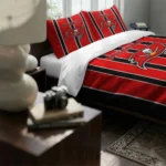 Tampa Bay Buccaneers Stripe Style Bedding Set Best Selling