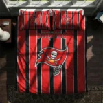 Tampa Bay Buccaneers Stripe Style Bedding Set Best Selling