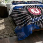 Tampa Bay Lightning Sunburst Splatter Bedding Set Best Selling