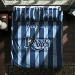 Tampa Bay Rays Stripe Style Bedding Set Best Selling