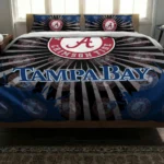 Tampa Bay Rays Sunburst Splatter Bedding Set Best Selling
