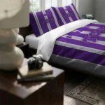 Tcu Horned Frogs Stripe Style Bedding Set Best Selling